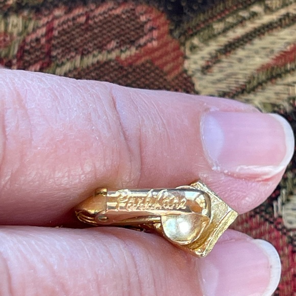 Vintage Park Lane clip earrings, 1960s MCM - Picture 6 of 10